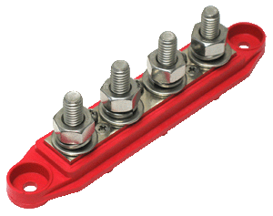 VTE Dual 4 Point Power Distribution Block / Busbar